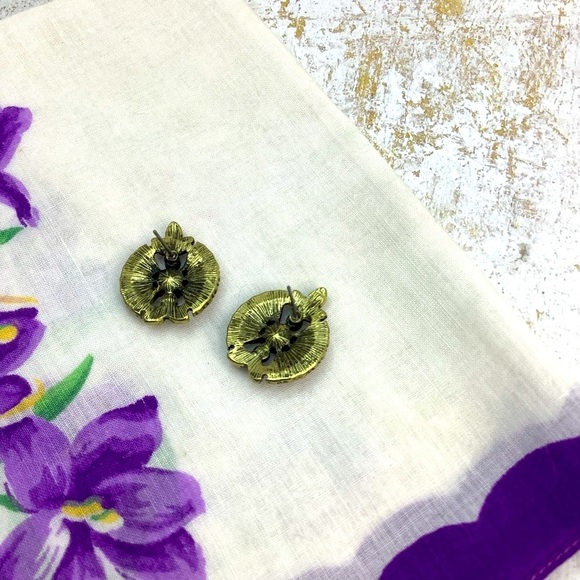 Lovisa Silver and Purple Crystal Earrings - Picture 4 of 4